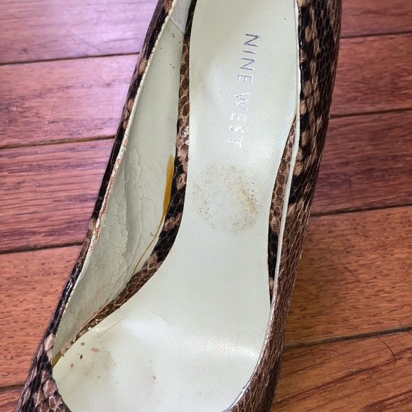 Python Nine West heels - Picture 3 of 6